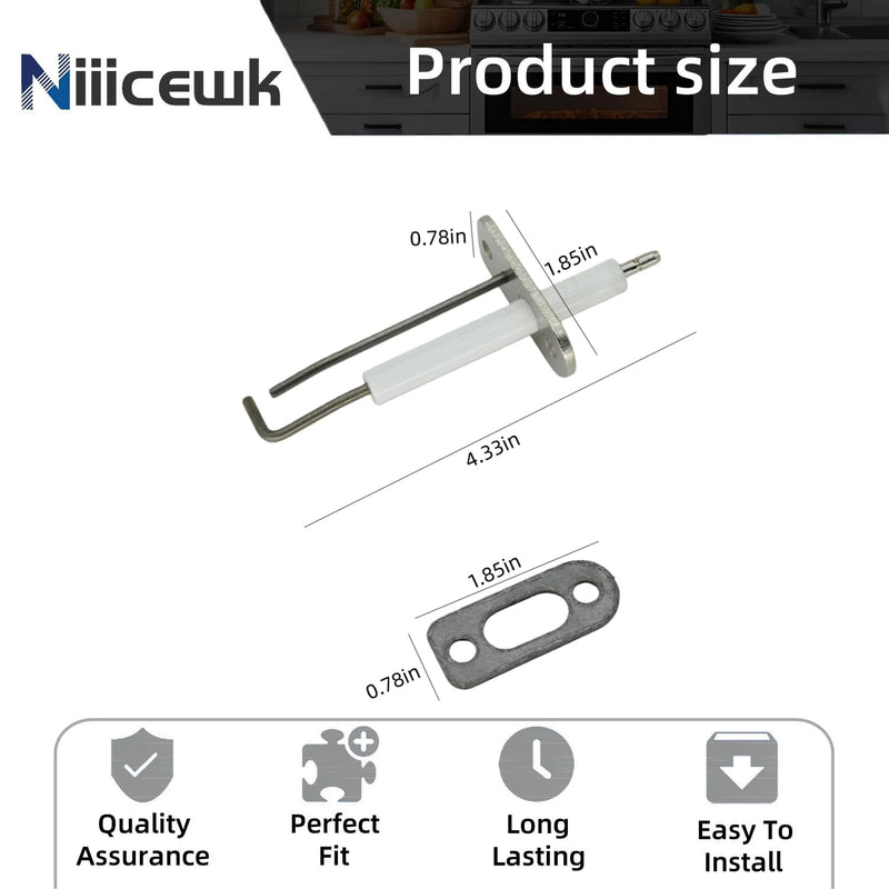 7828718 Ignitor Ionization Electrode Block and Graphite Gasket Compatible with Vitodens B1HA B1KA WB1B WB1Bc