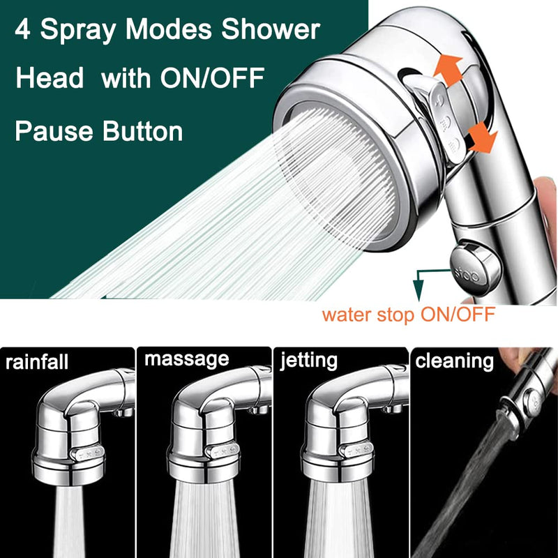 Sink Faucet Sprayer Attachment, Faucet Shower Sprayer with 59" Stainless Steel Hose for Hair Washing&Pet Shower for Bathroom Bathtub, Kitchen,Garden Tub,Utility Laundry Tub