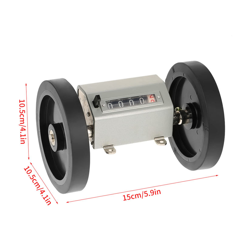 Measuring Wheel, Measuring Wheel In Feet 1Pc Rolling Wheel 5 Digits Length Counter Speed 350Rpm Grey Reset Roue De Mesure