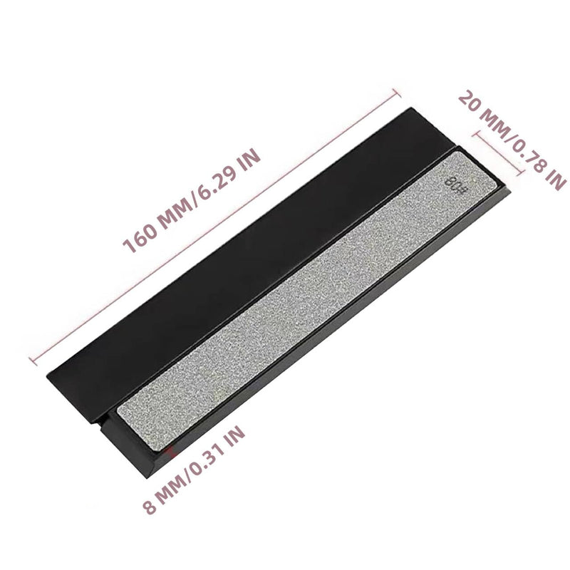 8 Pcs Diamond Knife Sharpening Stones, Diamond Stone Set With Base For Kitchen Knife sharpener - 120+240+400+600+800+1000+2000+3000 Grit