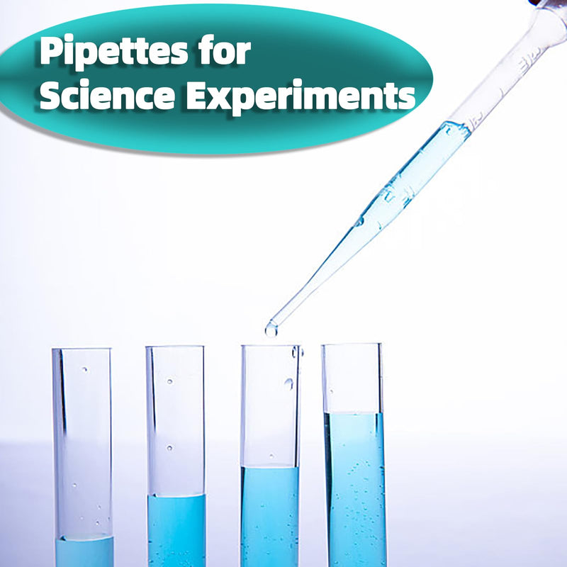 100 PCS 3ML Pipette Dropper - Disposable Plastic Dropper Pipette for Accurate Liquid Transfer, Excellent Suction, Pipettes for Essential Oils, Resin, Crafts, Labs, Kids Activities, DIY Art