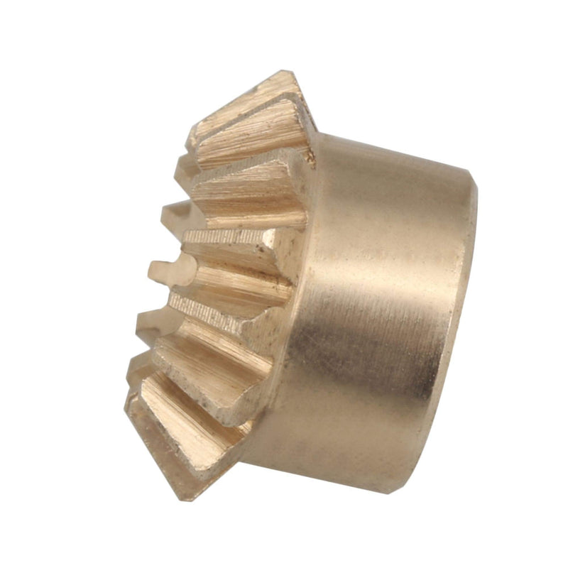 CNBTR 15T Copper 0.8 Modulus Tapered Bevel Gear Wheel 3mm Bore 10mm Outer Dia