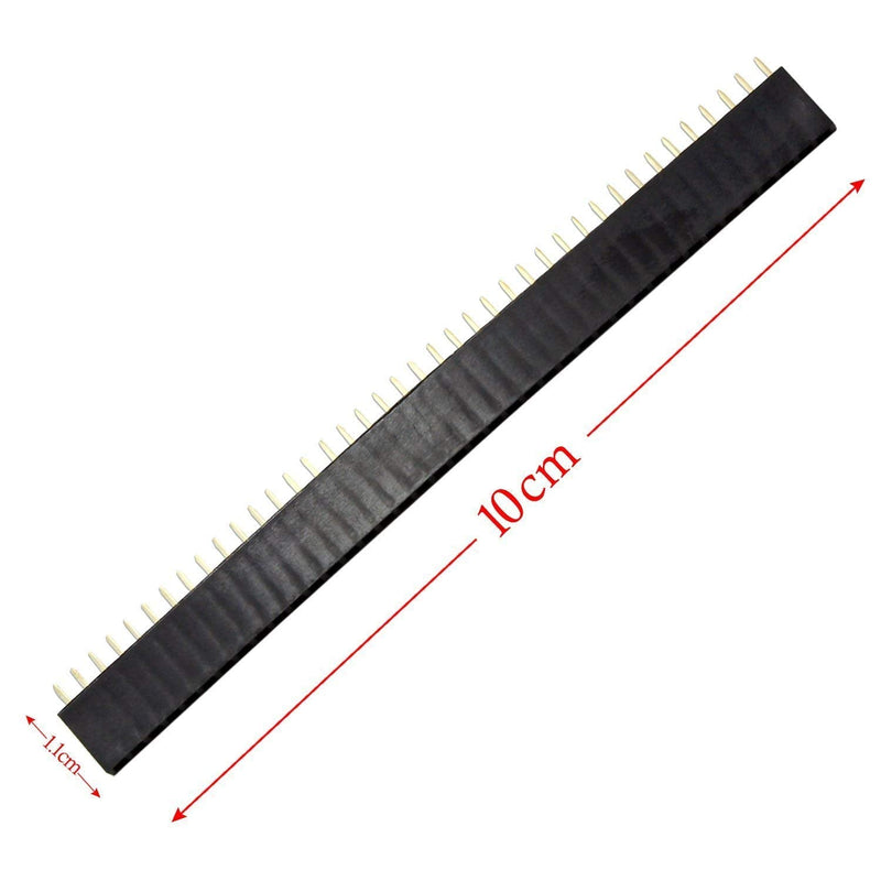 OCR 20PCS 2.54mm Breakaway PCB Board 40Pin Male and Female Header Connector for Arduino Shield Male and Female Header --20PCS