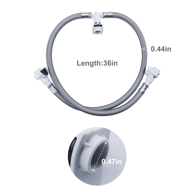 Bathroom Hose Kit Fits for Moen 114299 113016 Hose Kit, Bathroom Faucet hose kit Compatible with Duralock Connections-1 Pack