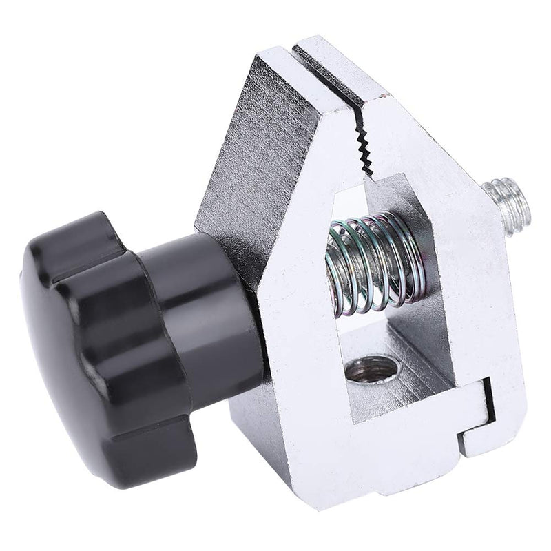 Jaw Clamp, SJJ-01 Stainless Steel Jaw Clamp Thrust Tension Meter Clamp Micrometer Fixture 500N High Loading Capacity for Testing The Tensile Destructive Force Insertion Extraction