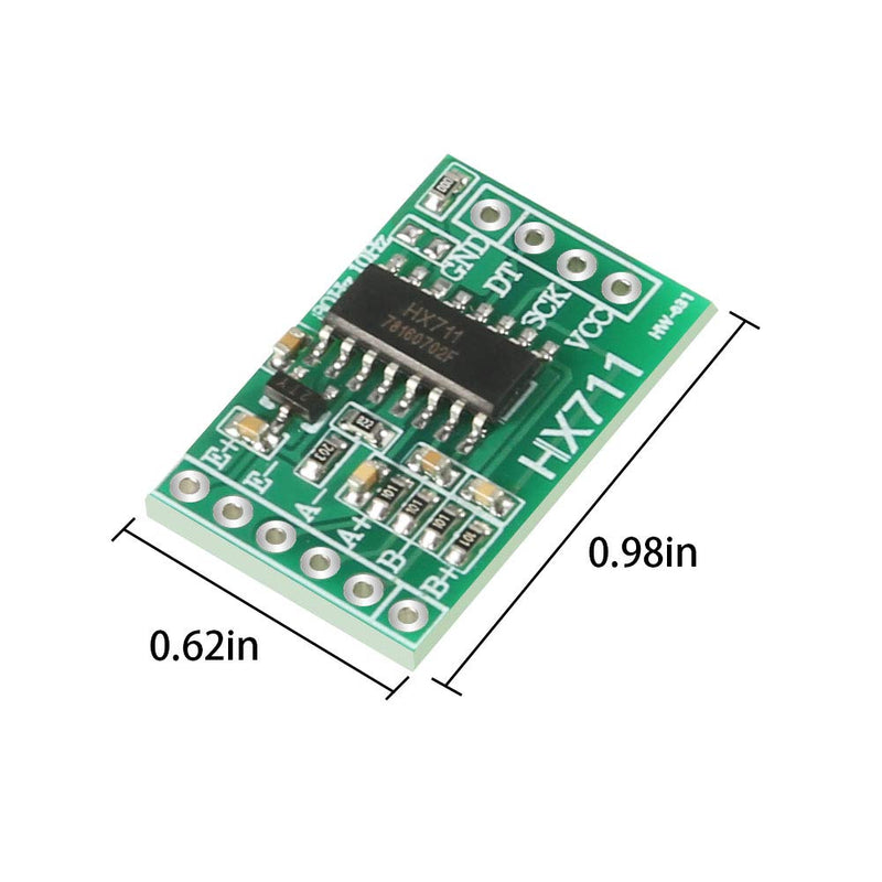 6pcs Hx711 Weight Weighing Load Cell Conversion Module Sensors Ad Module for Arduino Microcontroller