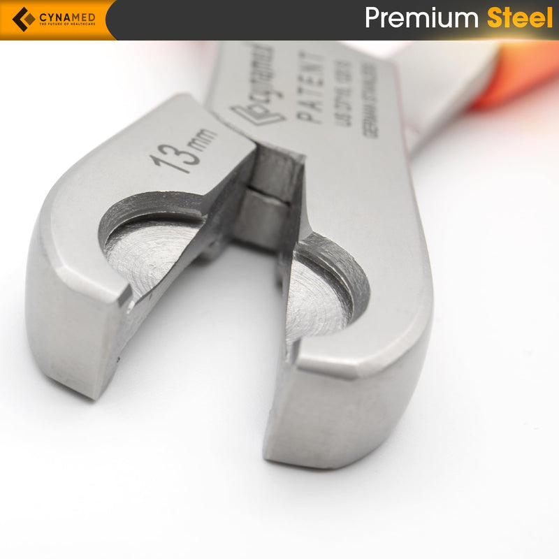 Cynamed Twin Action Decapper Pliers - Perfect for Decapping 13mm and 20mm Crimped Vials and Bottles D-13/20C