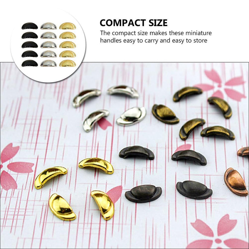 Yardwe 30 Pcs Wood Knobs for Cabinets and Crafts Miniature 1 12 Scale Dollhouse Drawer Handles Small Furniture Pulls for Mini Furniture Accessories 0.9x0.4cmx2pcs As Shownx2pcs