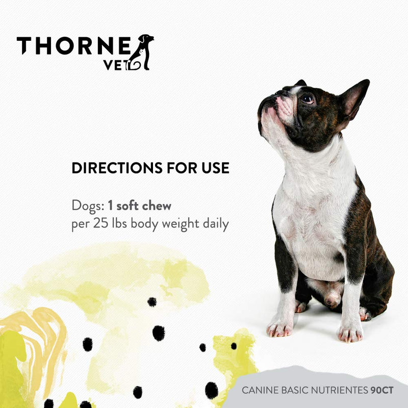 ThorneVet B ComplexVet and Canine Basic Nutrients Soft Chews Bundle