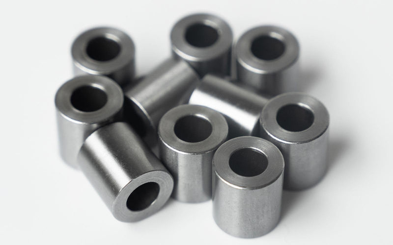 Steel Spacer 1/2" OD x 5/16" ID, Round Spacer Unthreaded Standoff Bushing Plain Finish, Fits Screws, Bolts 5/16" or M8, Metal Spacers Online (1/2" Length, 10 Pack) 1/2" Length