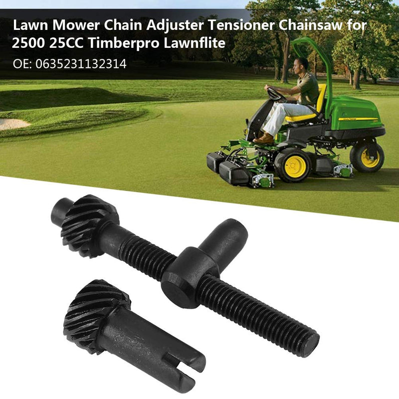 Chain Adjuster Screw Tensioner Lawn Mower Chain Adjuster Tensioner Chainsaw for 2500 25CC Timberpro Lawnflite 0635231132314