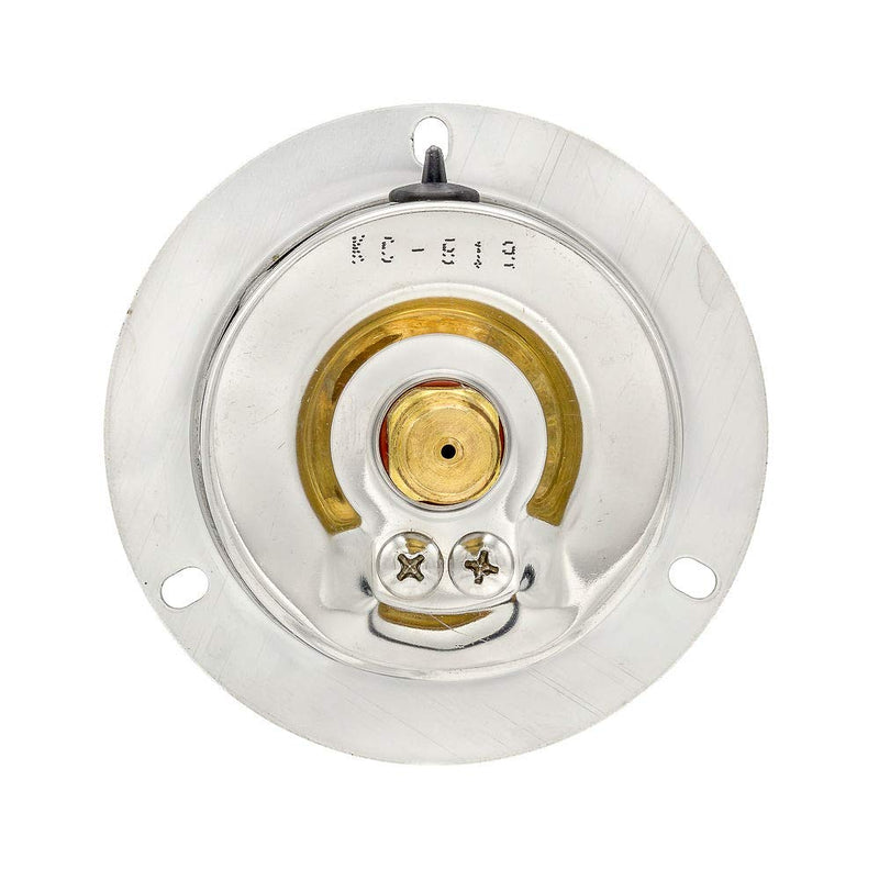 PIC Gauges PRO-204L-254F Panel Mount Front Flanged Glycerin Filled Industrial Pressure Gauge w/ SS Case, Brass Internals, Plastic Lens, 2.5" Dial, 0/160 psi Range, 1/4" Male NPT 0 - 160 PSI