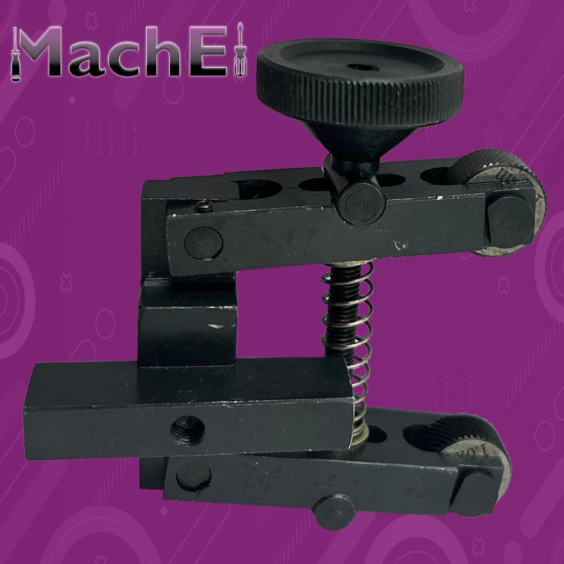 MachEL Knurling Tool 2" Inch II 50 mm Capacity for Lathe Machine - 3 Pairs x 3 Different Diamond Pitch Hardened knurls (2" Inch II 50 mm Capacity- 12mm Shank)