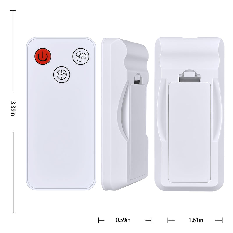 Replacement Remote for UN UNITEDTIME Desk Portable Foldable Fan UT09