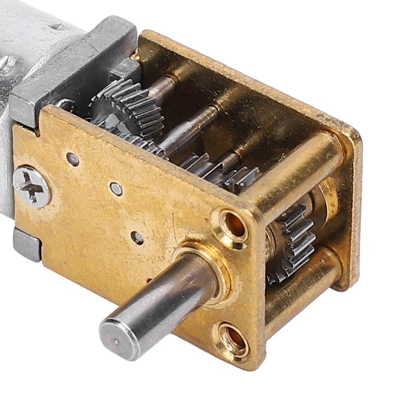 DC Brush 3V Mini Gear Motor, Micro Turbo Geared Motor 1218GE‑N20 Reduction Geared Motor(DC 3V 16RPM) DC3V 16RPM