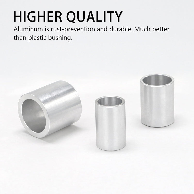 SCOTTCHEN 1-Inch Thick Aluminum Reducing Bushing Arbor Adapters, ID 1/2" OD 5/8" | ID 5/8" OD 3/4" | ID 3/4" OD 1" | ID 1" OD 1-1/4", For Bench Grinding Wheel Sanding Wheel- S/4