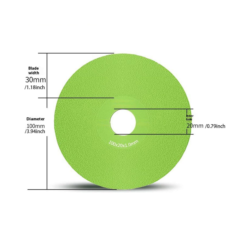 Rock Slab Grinding Disc, Glass Cutting Disc, Klyzor Glass Cutting Disc, Indestructible Disc for Angle Grinder, Rock Saw for Cutting Rocks (3 PCS) 3 PCS