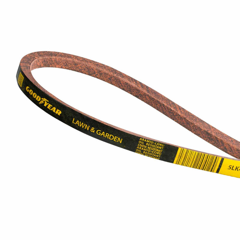 Goodyear 5LK390 Lawn and Garden Aramid V-Belt 5/8 x 39 in 5/8 inch Top Width X 39 inches Long