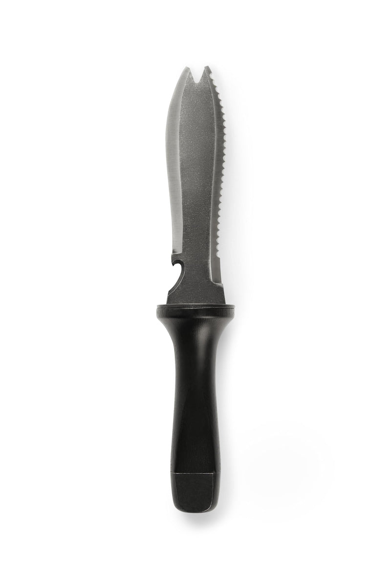 Hori Hori Garden Knife, Traditional Japanese Weeding Tool with ergonomic wooden handle. Hori garden tool with 7'inch blade with case. (Weeder blade) Weeder blade