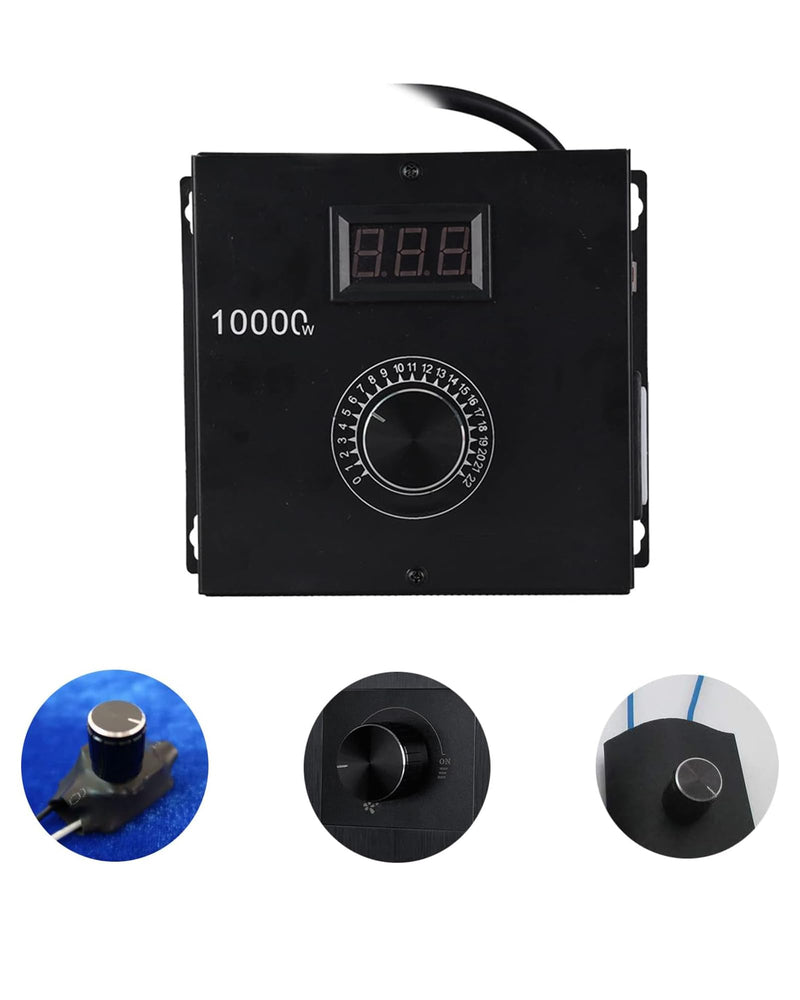 Floor Lamp Dimmer Switch Knob Control - 10pcs 6mm Rotary Switch Knob Replacement - 17x17mm Black 17*17mm