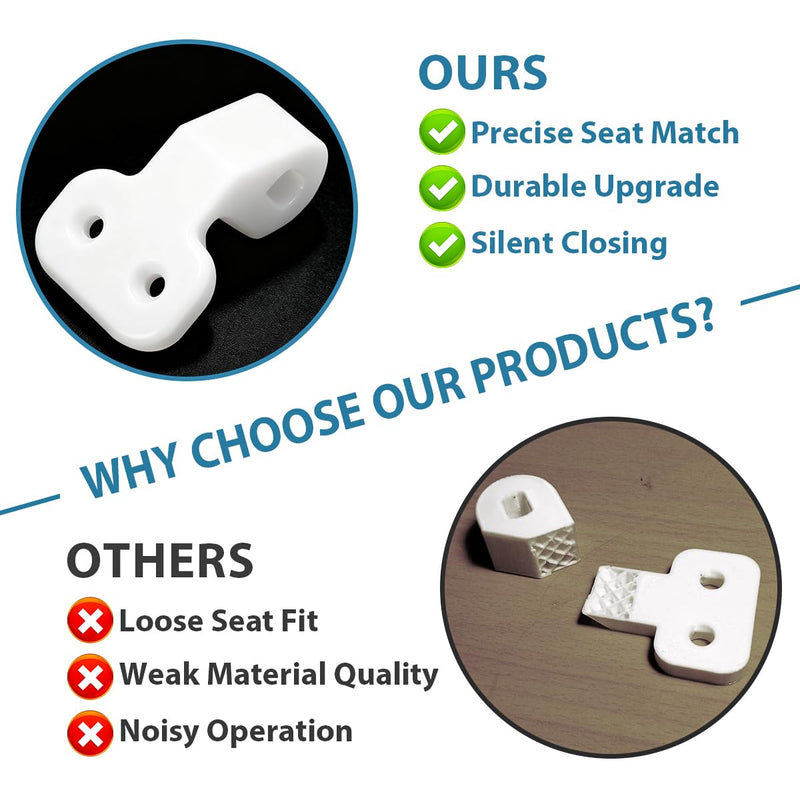Replacement Slow Close Hinge Bracket for Bemis Nextstep Toilet Seat Right Side Slow Close Anti - Upgraded Material