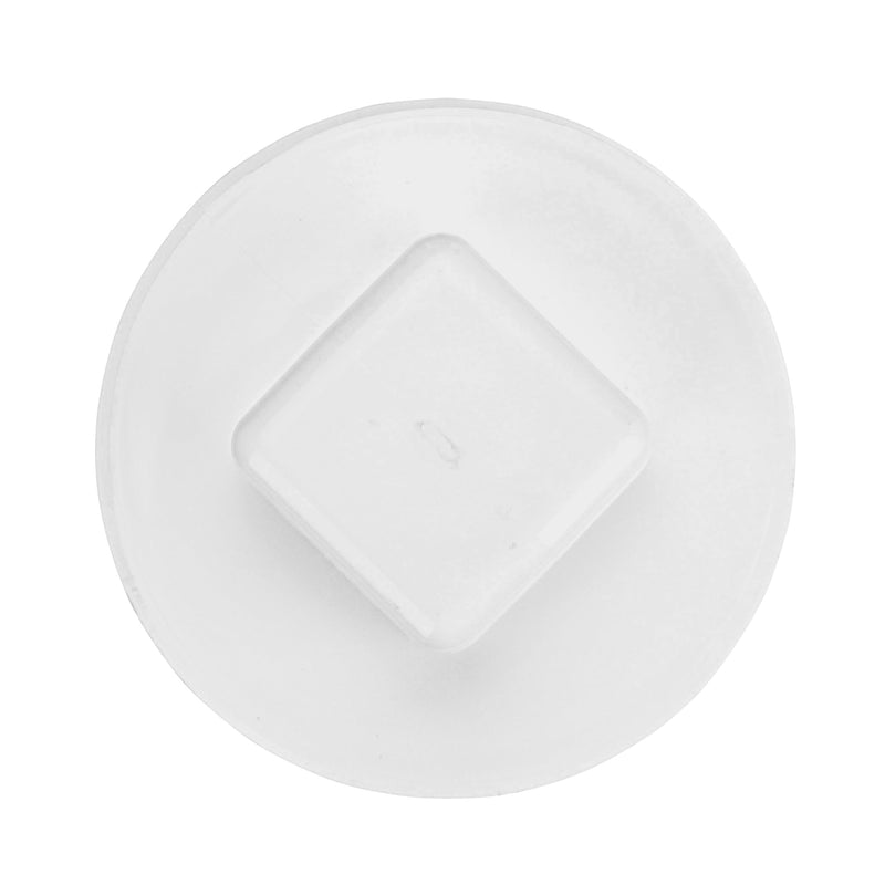 NDS 41P8 PVC S&D Cleanout Plug, with 4-Inch MPT Connection, Works with 4-Inch FPT drain fittings attached to Sewer and Drain Pipe, White