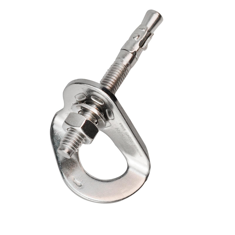 UIAA 35kN Climbing Bolt Hanger, Heavy Duty Stainless Steel Climbing Wall Anchor for 10 mm / 3/8" Bolt, for Rock Climbing Hammock Gym Aerial Work Caving Rescue,5pc Bolt Hanger-5pc 10mm