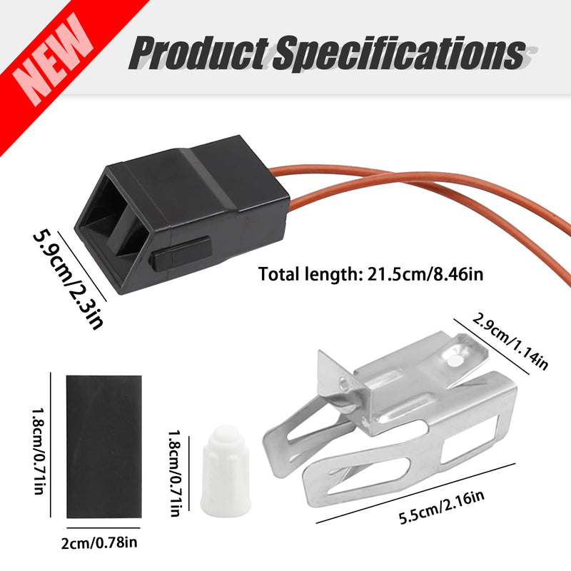 UOIENRT ERR117 Range Stove Element Plug 2 Packs, Receptacle Block Terminal Kit, Replacement for Whirlpool Kenmore Electric Stove Range Burner Receptacle Kit 330031 814399, 5303935058, RR109