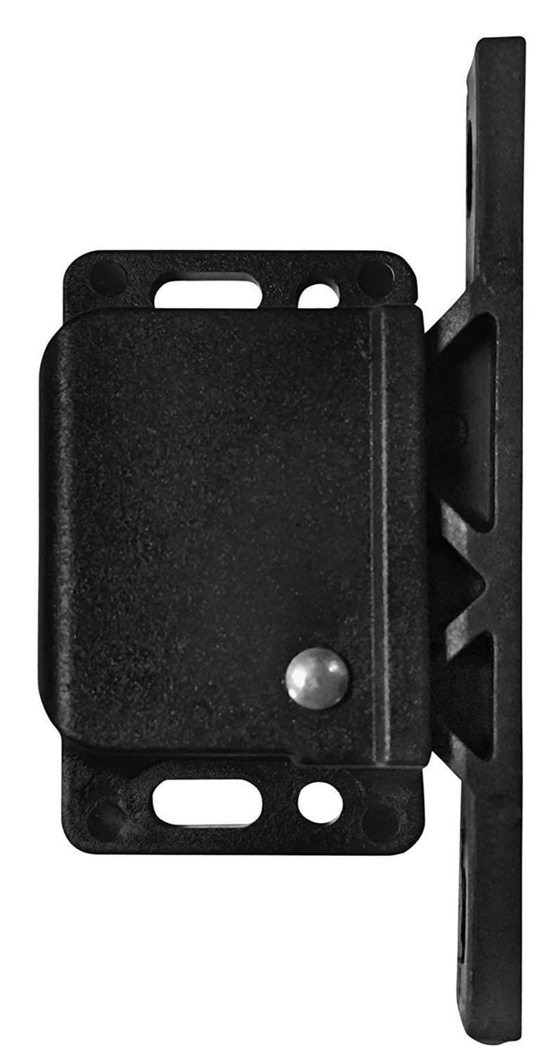 Set of 4 Premium Grabber Catches 10LB Pull Force RV Cabinet Door Latch - Baby Safety Locks for Camper, Trailer, Motor Home, Kitchen, Motorhomes, Boats, Drawer Latches - OEM Replacement- Push to Close