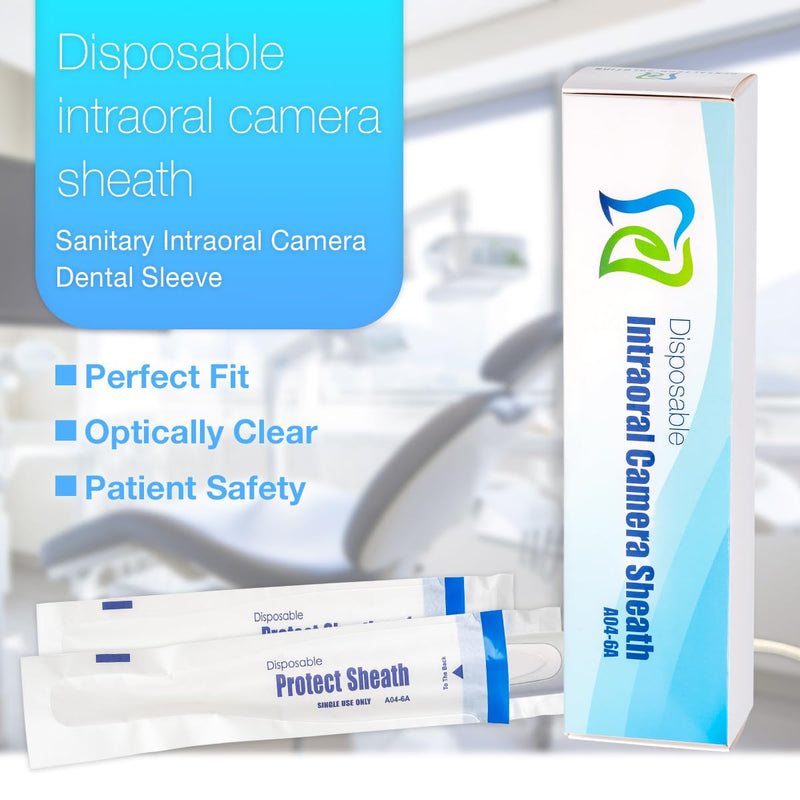 100 Pieces Intraoral Dental Camera Sleeves A04-6A Fit Most USB Intraoral Cameras
