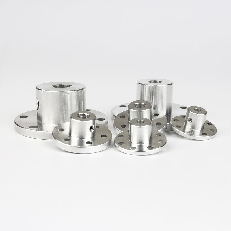 4 Pack 3mm Flange Coupling Connector, Rigid Guide Model Coupler Accessory, Shaft Axis Fittings for DIY RC Model Motors, High Hardness Coupling Connector 4