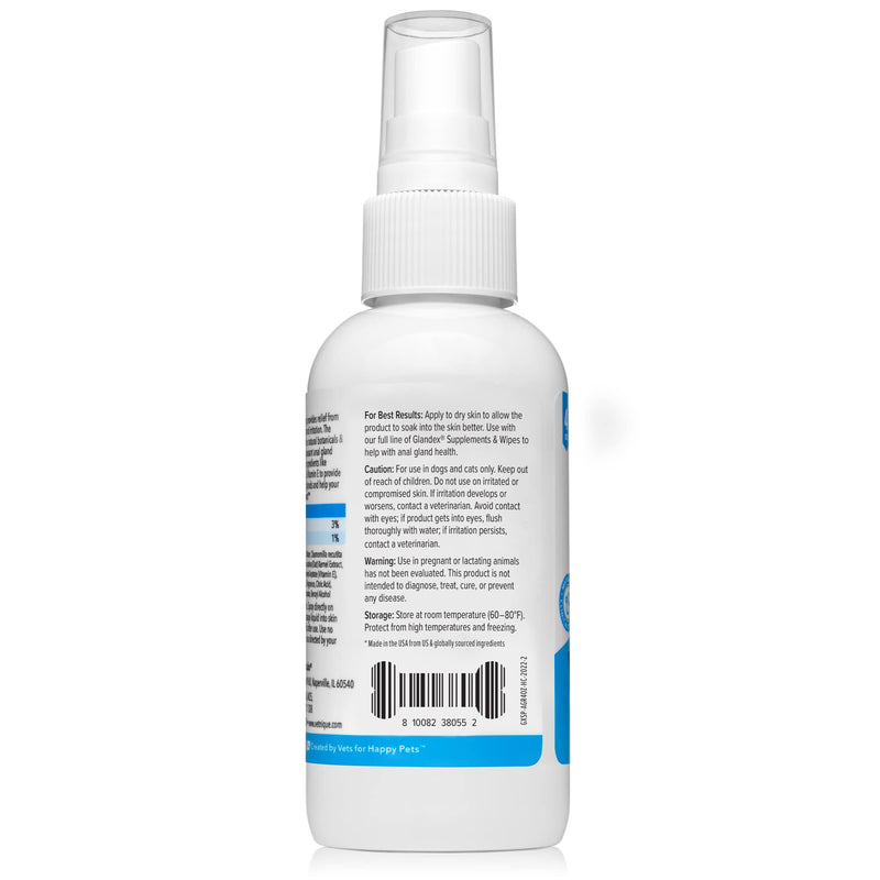 Glandex Anal Gland Medicated Spray for Dogs & Cats (4oz) and Glandex Anal Gland Support Chews 60 Ct Bundle Dog Deodorizing Spray & Anti-Itch Spray for Dogs, Anal Gland Dog Treats with Probiotics - PawsPlanet Australia