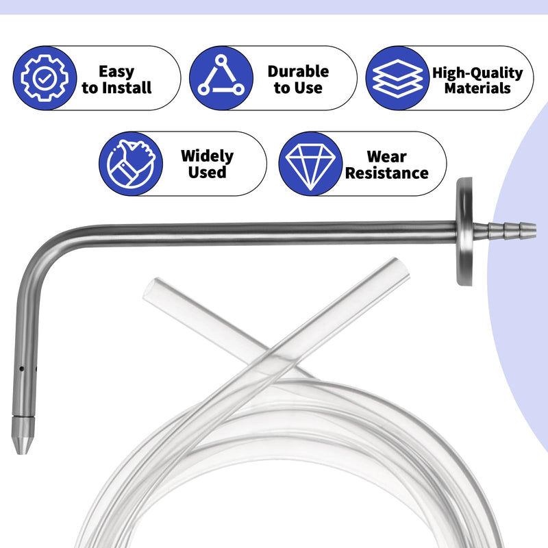 Manometer Probe Kit Compatible with Fieldpiece JL3KM, SDMN5, SDMN6, ADMN2 and Klein Tools ET180 Digital Manometer, HVAC Pitot Static Tube Fit