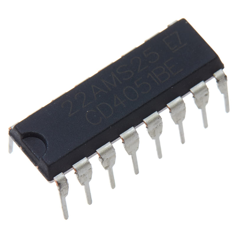 10pcs CD4051 4051 CMOS Analog Multiplexers/Demultiplexers Single 8-Channel with Logic Level Conversion IC,DIP-16.
