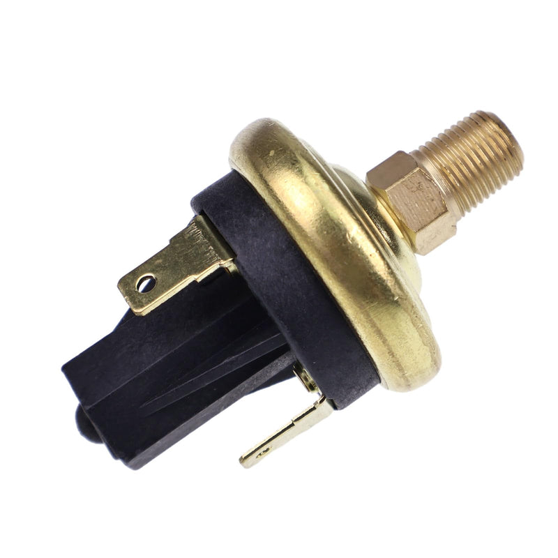 IEQFUE Pressure Switch 3 Terminal 1/8 NPT Male 1/4 Blade 8-13Psi NC 430.110 Presetat 10Psi