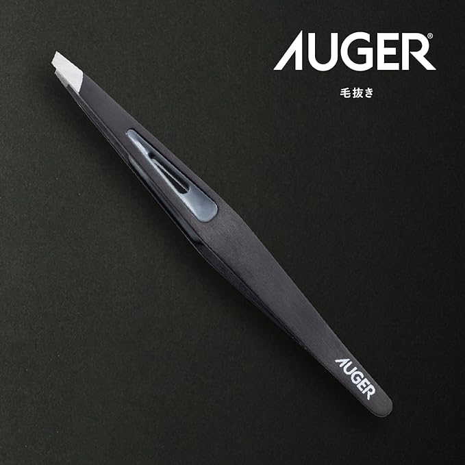 AUGER Kai Corporation Auger Angled Eyebrow Eyebrow Unwanted Hair Tweezers Men's Grooming - NewNest Australia