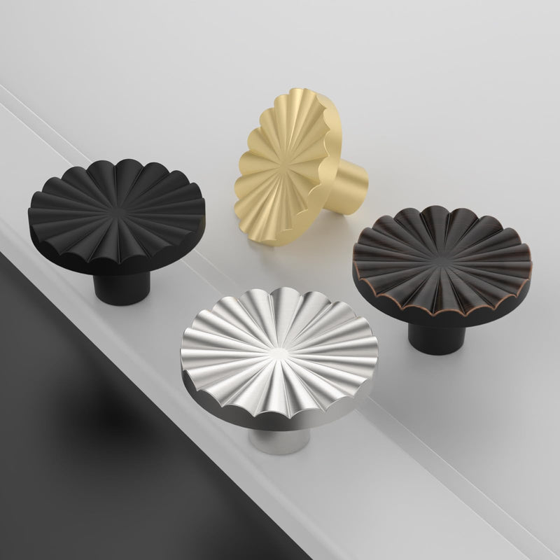 10 Pack Brushed Nickel Cabinet Knobs Dresser Knobs Satin Nickel Kitchen Drawer Pulls Silver Cabinet Knob Cabinet Hardware Zinc Alloy Brushed Satin Nickel Knob - Single Hole 10