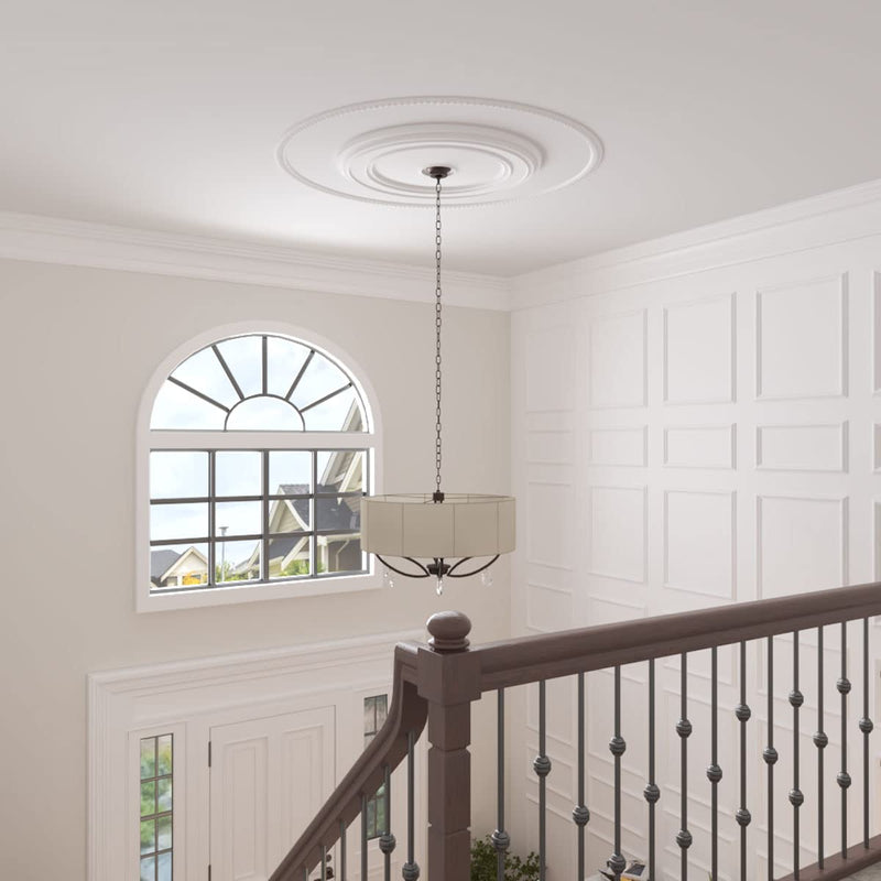 63 1/2"OD x 59"ID x 2 1/4"W x 3/4"P Hillsborough Running Coin Ceiling Ring Kit