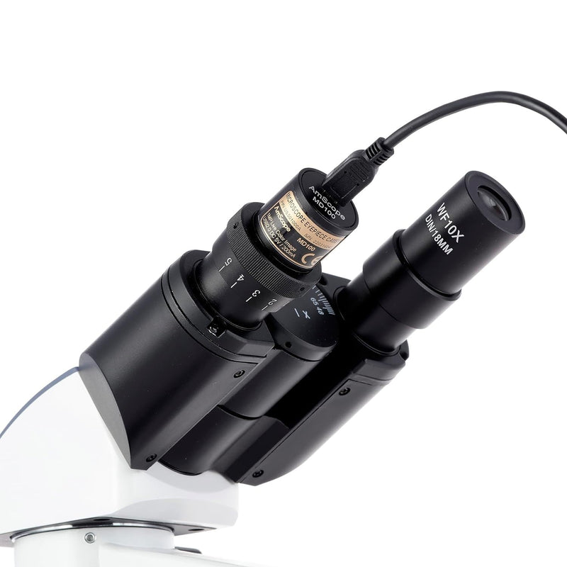 AmScope - 1MP USB 2.0 Color CMOS Digital Eyepiece Microscope Camera - MD100