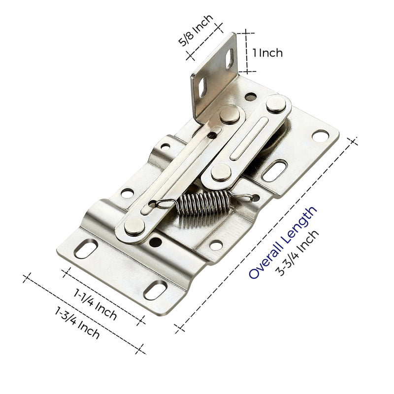 Ravinte 1 Pair Tip Out Tray Hinges Kitchen Cabinet Hinges Self Closing Cabinet Door Hinges Kitchen Cabinet Door Satin Nickel Durable Easy Install Bathroom Sink Front Drawer Hardware