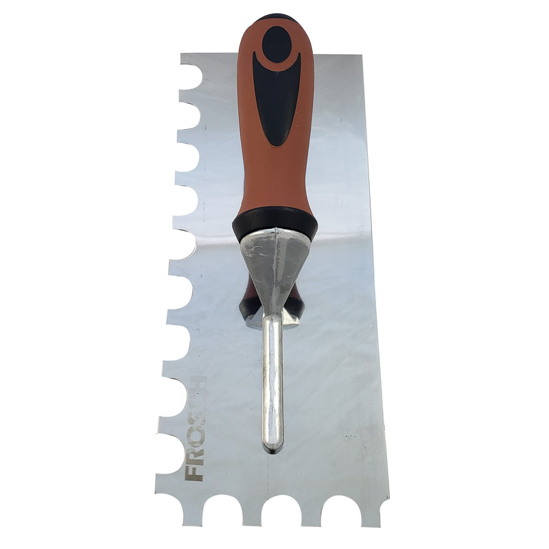 Frosch Stainless Steel U-Notch Trowel (3/4" X 9/16") 3/4" X 9/16"