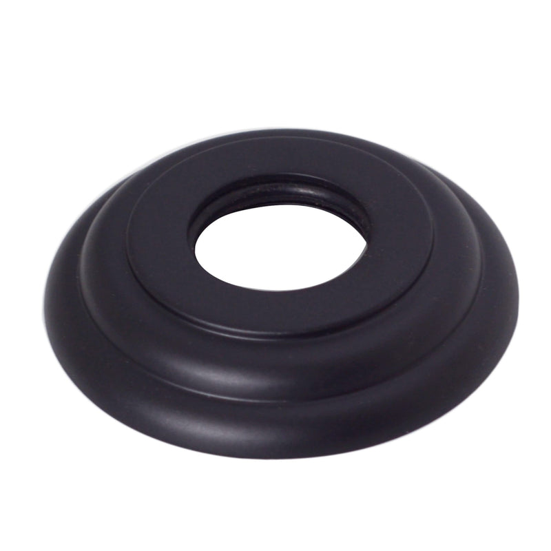 Westbrass 1/2" IPS x 24" Ceiling Mounted Shower Arm with Flange, Matte Black, D3624A-62 1 Pack
