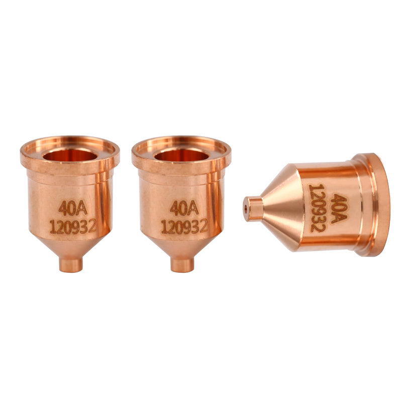 10Pcs 120932 Nozzles 40A Fit for Hypertherm PMX 1000/1250/1650/T80/T100 Plasma Consumables