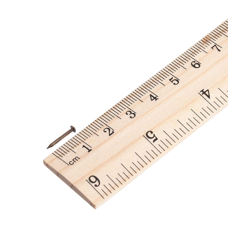 uxcell Small Tiny Brass Nails 1.2x12mm for DIY Wooden Hardware Accessories 50pcs Bronze Tone - NewNest Australia