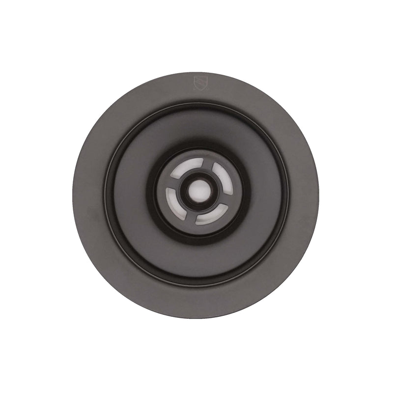 Westbrass D2155-12 Wing Nut Style Large Kitchen Basket Strainer with Waste Disposal Flange and Stopper, Oil Rubbed Bronze