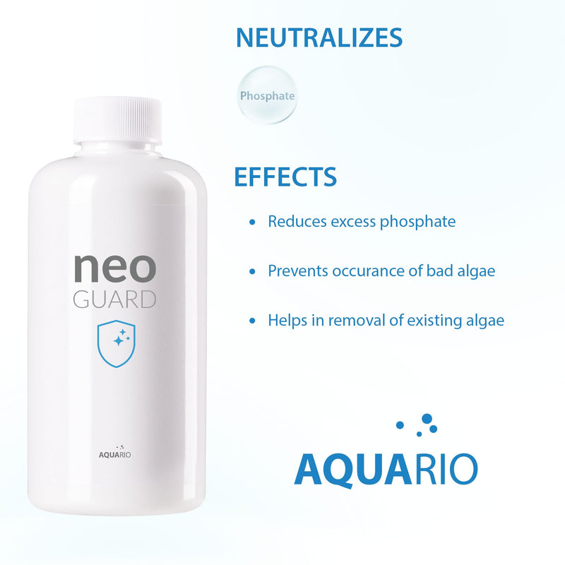 Neo Guard - Phosphate Remover & Algae Prevention Solution for Aquariums - Prevents Algae Growth, Removes Excess Phosphates, Maintains Clear Water - Water Conditioner for Aquarium Tank - 300ml