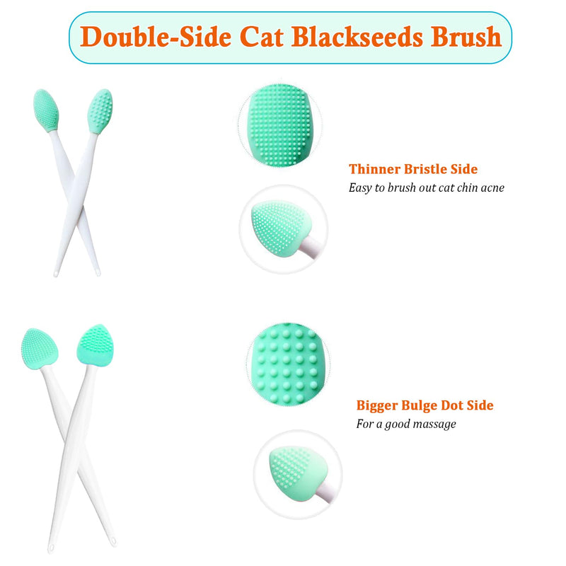 JGocot Cat Toothbrush and Cat Acne Brushes