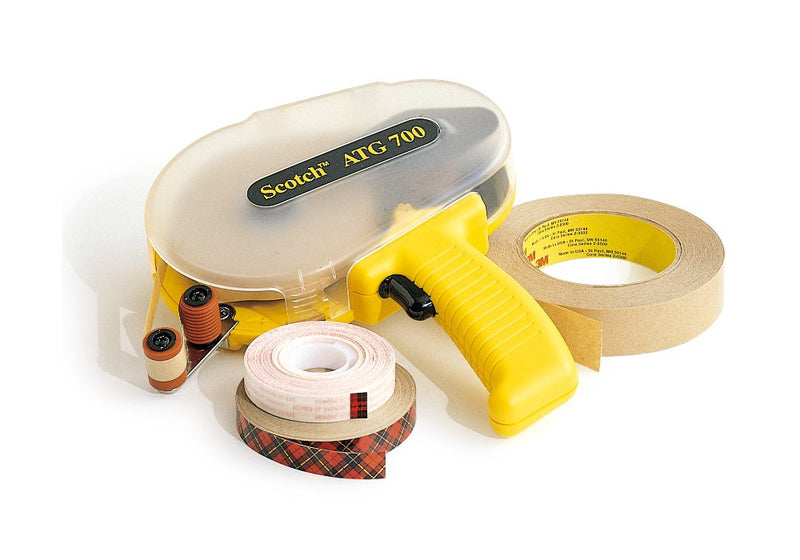 Scotch ATG Adhesive Transfer Tape 969, Clear, 1/2 in x 18 yd, 5 mil