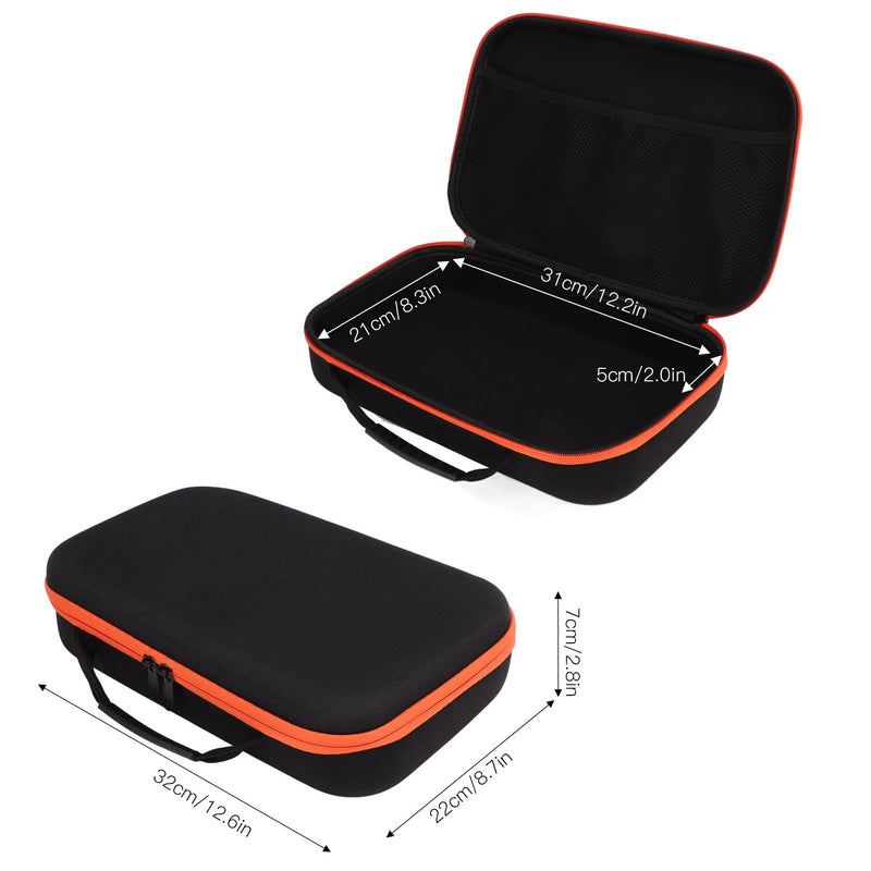 Tool Storage Bag, Hard Storage Tools Case Oxford Fabric Accessory Storage Case for Electric Grinder Drill Electricians Wrench Screwdriver (Long version) Long version