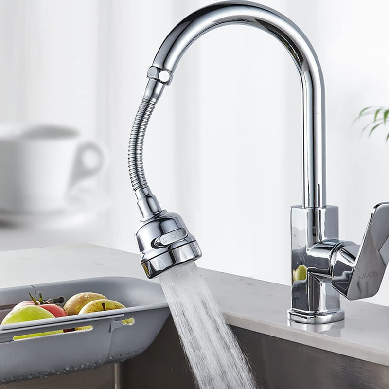 Pinkiou Faucet Sprayer Attachment, Kitchen Sink Faucet Aerator Sink Faucet Sprayer Attachment, 360° Rotatable Anti-Splash Tap Aerator Faucet Nozzle with 2 Modes Adjustment